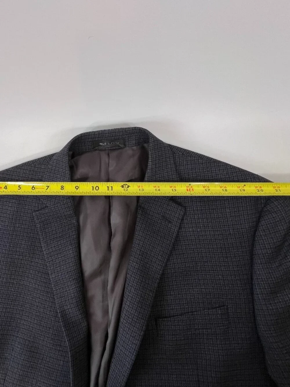 Lauren Ralph Lauren Men’s Wool Blazer 48R Gray Check Two Button Sport Coat